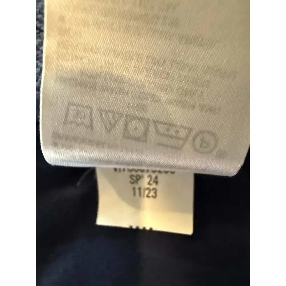 Banana Republic 6 Linen Blend High Rise Pleated Wide Leg Trouser Pants Old Money